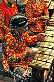 Ramayana ballet at Prambanan - gamelan performers 